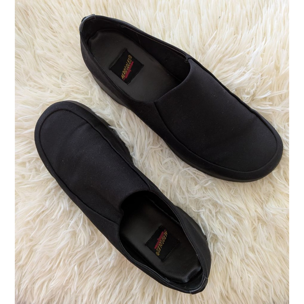 Women's Aerosoles Black Loafers Size 8.5